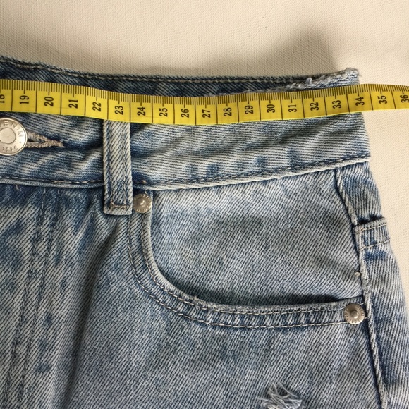Glassons denim shorts 8 high waist jeans cut offs - Picture 4 of 5